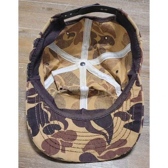 LEVI GARRETT Patch Hat Camo Snapback Made In USA Chewing Tobacco Swingster Cap - Picture 6 of 6